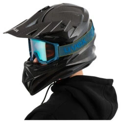 UVEX PYRO FM MOTOCROSS -Motorcycle Riding Protection 0d.25.22.D5UvexPyroFMmattblaublauverspiegelt20016283