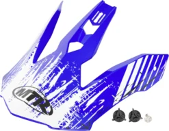 MTR Helmet Peak X6B -Motorcycle Riding Protection 25.db .67.H1MTRX6BHelmschirmblauweissschwarz2001547842020