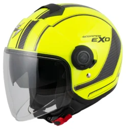 SCORPION EXO-CITY SIZE S -Motorcycle Riding Protection 2f.ca .3a.D6ScorpionExoCityScootneongelbschwarz216938