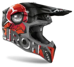 Airoh Wraap Alien Red Matt -Motorcycle Riding Protection 4a.c2.da .D1AirohWraapAlienRedMatt217851