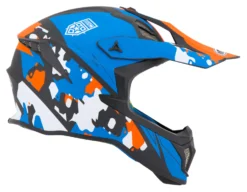 MTR X7B SIZE XXL -Motorcycle Riding Protection 4b.01.33.D1MTRX7BCrosshelmmattschwarzblauorange21589741020