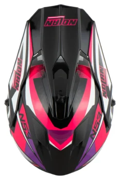 Nolan N53 Fender Crosshelm -Motorcycle Riding Protection 4e.b0.78.D4NolanN53Fenderschwarzpinkweisslila215489