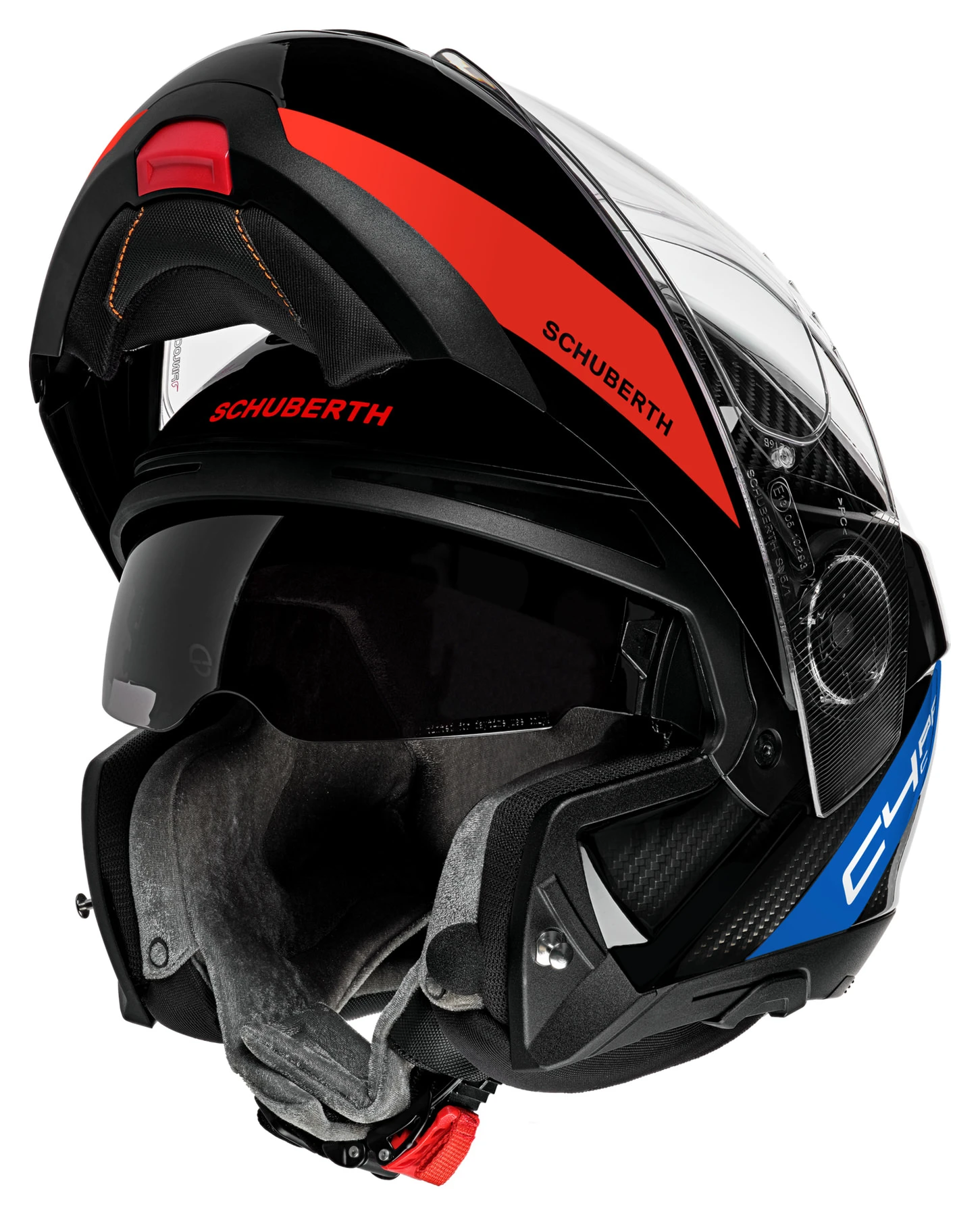 Schuberth C4 Pro Carbon Avio Blue 3K 4 Schuberth C4 Pro Carbon Avio Blue 3K - Image 4