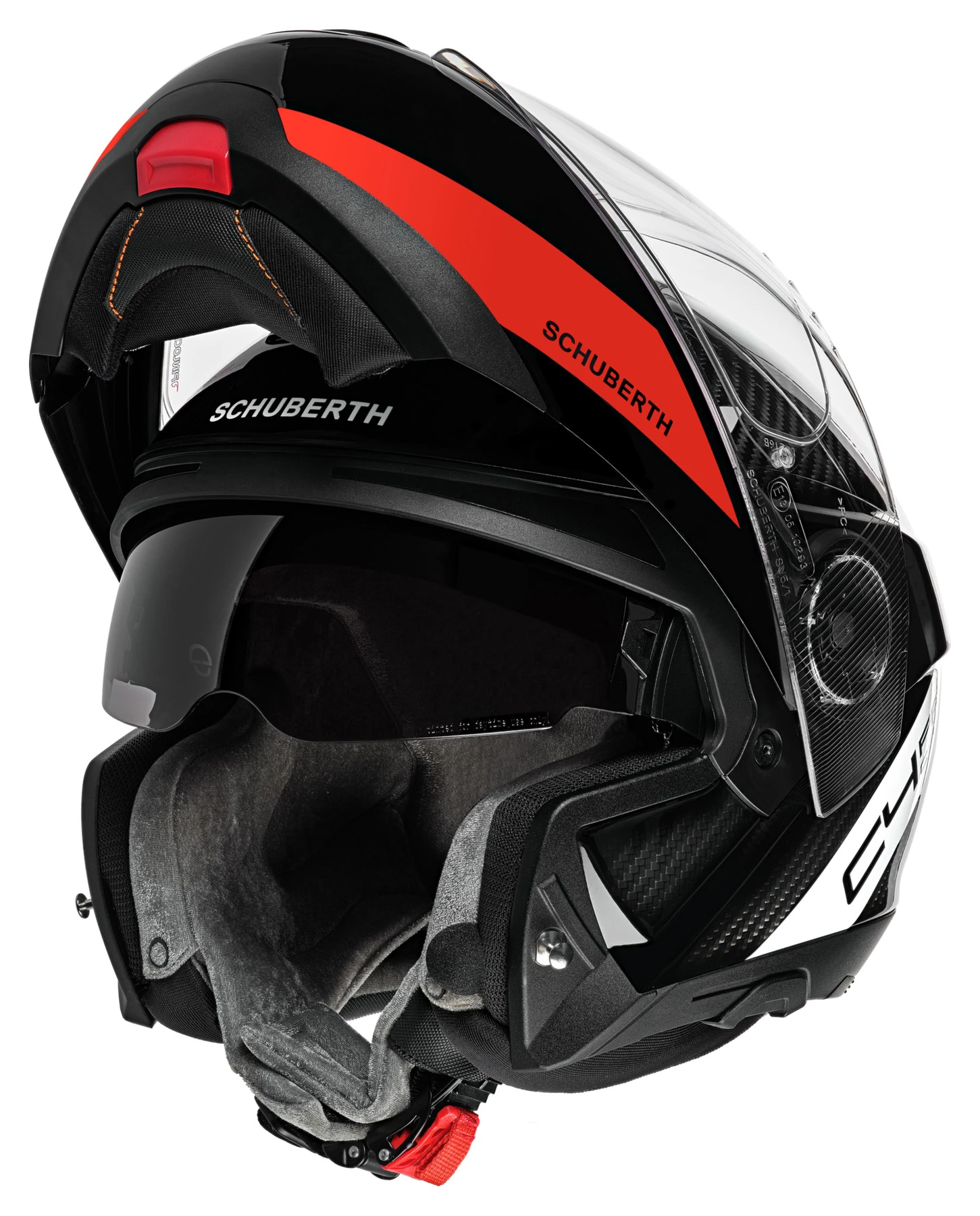 Schuberth C4 Pro Carbon Avio Red 3K 2 Schuberth C4 Pro Carbon Avio Red 3K - Image 2