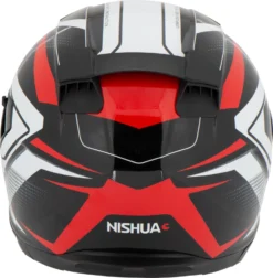Nishua NTX-5 Full-Face Helmet -Motorcycle Riding Protection 54.23.bd .D3NishuaNTX5SchwarzWeissRot21714641020