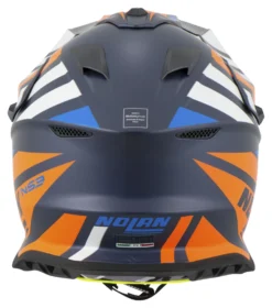 Nolan N53 Cliffjumper Motocross Helmet -Motorcycle Riding Protection 54.67.eb .D3NolanN53CliffJumperBlauOrange215497