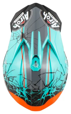 Airoh Strycker Crack Gloss -Motorcycle Riding Protection 57.ab .21.ARG217650AirohStryckerCrackD4