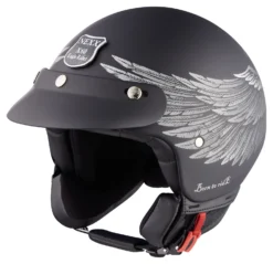 Nexx SX.60 Eagle Rider Jet Helmet -Motorcycle Riding Protection 59.8d.ef .D6NexxSX60EagleRiderMattSchwarz21623041019