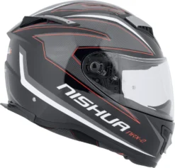Nishua NRX-2 Full-Face-Helmet -Motorcycle Riding Protection 5b.f8.26.D1NishuaNRX2Helmschwarzweissrot21707141020