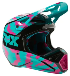 Fox V1 Nuklr Motocross Helmet -Motorcycle Riding Protection 61.15.9a.ARG217485FoxV1CrosshelmD6