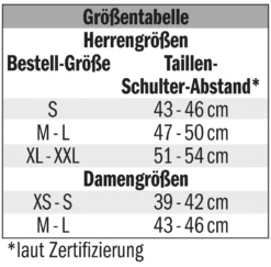 Vanucci Womens Vest -Motorcycle Riding Protection 69.e7.d9.Groessentabelle208967320TAB17