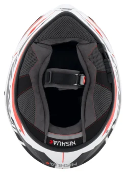 Nishua NTX-4 Full-Face Helmet -Motorcycle Riding Protection 6c.8c.bc .D5NishuaNTX4Helmweissrotschwarz21706341020