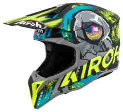 Airoh Wraap Alien Yellow Matt -Motorcycle Riding Protection 70.29.43.ARG217852AirohWraapAlienD6