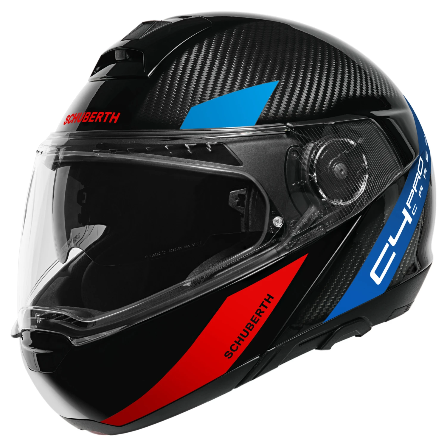 Schuberth C4 Pro Carbon Avio Blue 3K 2 Schuberth C4 Pro Carbon Avio Blue 3K - Image 2