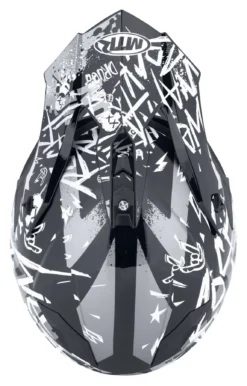MTR X6B Motocross Helmet 10 MTR X6B Motocross Helmet -Motorcycle Riding Protection 84.27.1a.D4MTRX6BCrosshelmschwarzgrauweiss21501541020