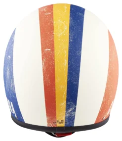 DMD Vintage Squadra Corse Jet Helmet -Motorcycle Riding Protection 88.70.2c.D3DMDVintageSquadraCorseMattBeigeRotBlau21667141019