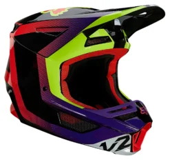 Fox V2 Voke Cross Helmet -Motorcycle Riding Protection 90.8a.00.D1FoxV2VokeSchwarzLilaNeon21716841020