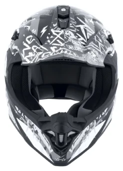 MTR X6B Motocross Helmet 14 MTR X6B Motocross Helmet -Motorcycle Riding Protection a6.2a.e5.D2MTRX6BCrosshelmschwarzgrauweiss21501541020