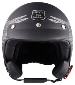 Nexx SX.60 Eagle Rider Jet Helmet -Motorcycle Riding Protection ae.63.de .D2NexxSX60EagleRiderMattSchwarz21623041019