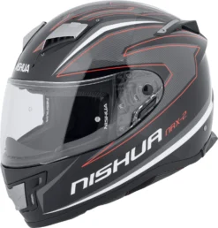 Nishua NRX-2 Full-Face-Helmet -Motorcycle Riding Protection b0.71.82.D6NishuaNRX2Helmschwarzweissrot21707141020