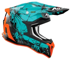 Airoh Strycker Crack Gloss -Motorcycle Riding Protection b4.f1.26.ARG217650AirohStryckerCrackD1