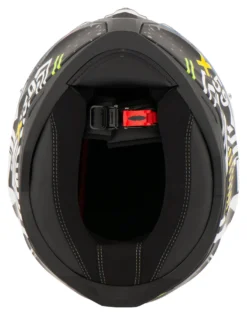 Nexx SX.100 Enigma Full-Face Helmet -Motorcycle Riding Protection c2.b3.a3.D5NexxSX100HelmMattSchwarzWeiss21539741020