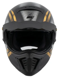 Scorpion Exo-HX1 Ohno Full-face Helmet -Motorcycle Riding Protection c6.f8.57.D9ScorpionExoH1Ohnomattschwarzgold216936