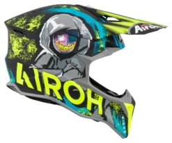 Airoh Wraap Alien Yellow Matt -Motorcycle Riding Protection c8.17.3f.ARG217852AirohWraapAlienD1