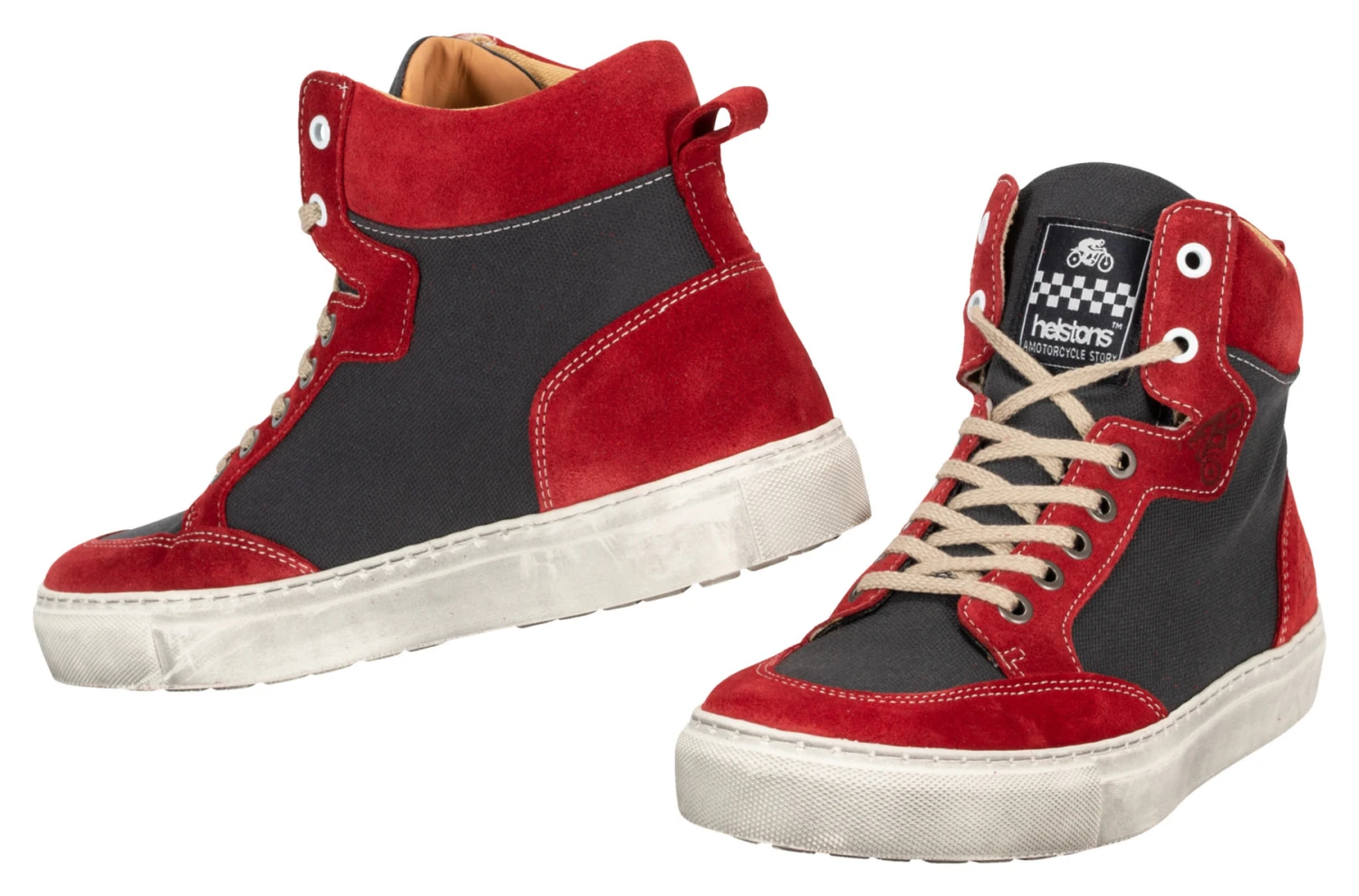 HELSTONS KOBE BOOTS BLACK/GREY 4 HELSTONS KOBE BOOTS BLACK/GREY - Image 4