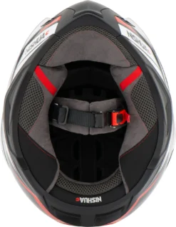 Nishua NTX-5 Full-Face Helmet -Motorcycle Riding Protection fa.04.e3.D5NishuaNTX5SchwarzWeissRot21714641020
